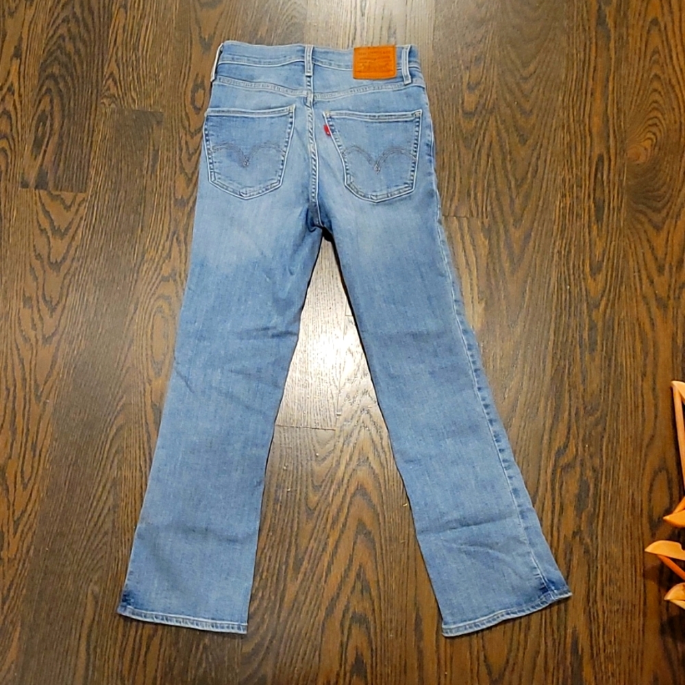 Levis skinny stretch baby flare jeans 24 x 26